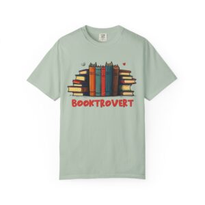 Booktrovert Unisex Garment-Dyed T-shirt - Image 7