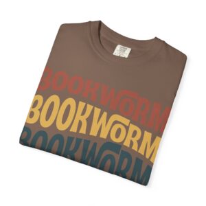 BookWorm Unisex Garment-Dyed T-shirt - Image 4