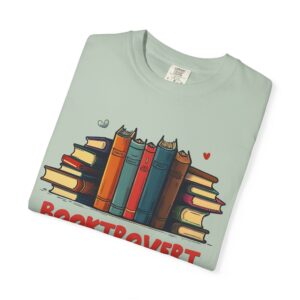 Booktrovert Unisex Garment-Dyed T-shirt - Image 9