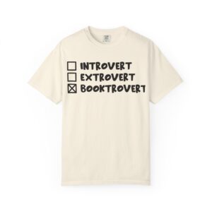 Booktrovert Unisex Garment-Dyed T-shirt