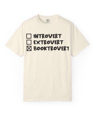 Booktrovert Unisex Garment-Dyed T-shirt