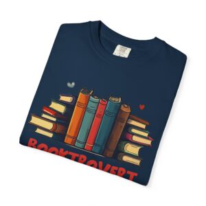 Booktrovert Unisex Garment-Dyed T-shirt - Image 12