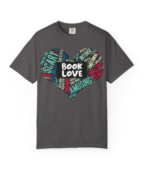 Book Love Colorful Unisex Garment-Dyed T-shirt