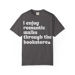 Romantic Bookstore Unisex Garment-Dyed T-shirt - Image 7