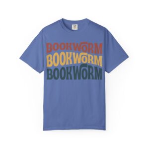 BookWorm Unisex Garment-Dyed T-shirt - Image 9