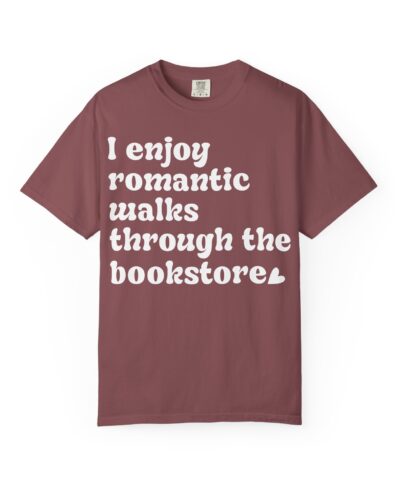 Romantic Bookstore Unisex Garment-Dyed T-shirt