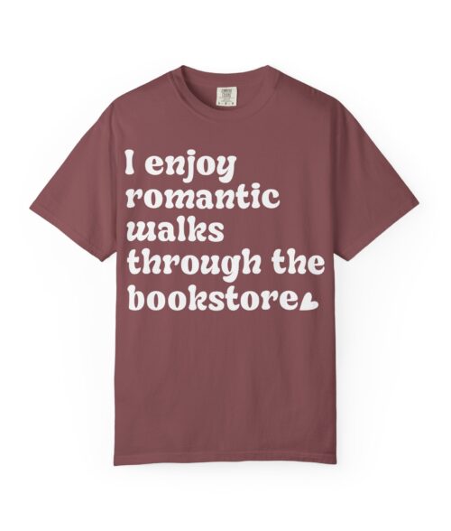 Romantic Bookstore Unisex Garment-Dyed T-shirt