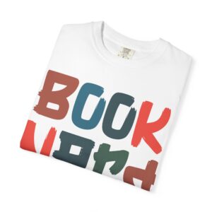 Book Nerd Unisex Garment-Dyed T-shirt - Image 3