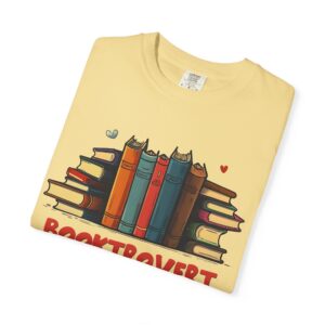Booktrovert Unisex Garment-Dyed T-shirt - Image 6