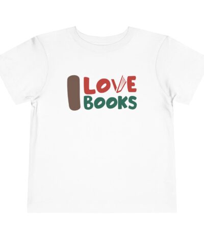 Toddler I Love Books Tee